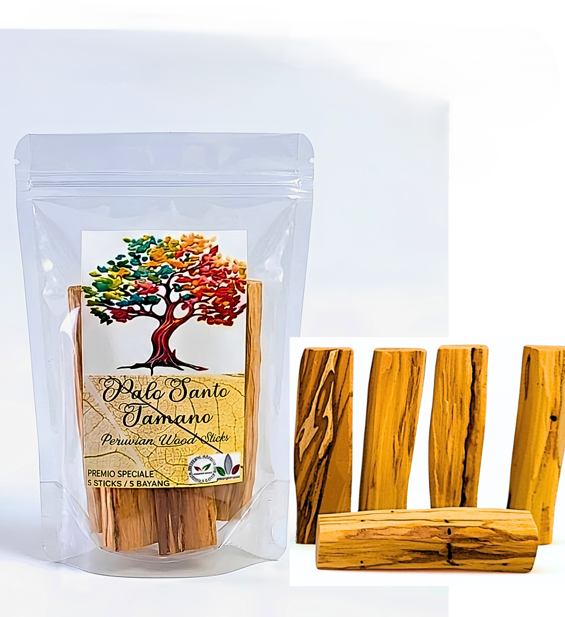 Premium Palo Santo Tamano sticks meditation aromatherapy Malaysia Sensmar